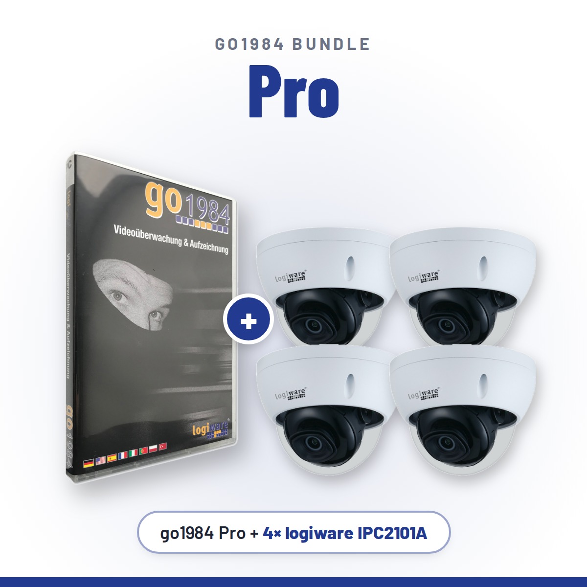 go1984 Bundle Pro mit 4 logiware IPC2101A
